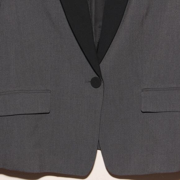 Vintage Jones Studio Two tone CollarStyle Blazer Jacket Size 16 - Picture 3 of 7